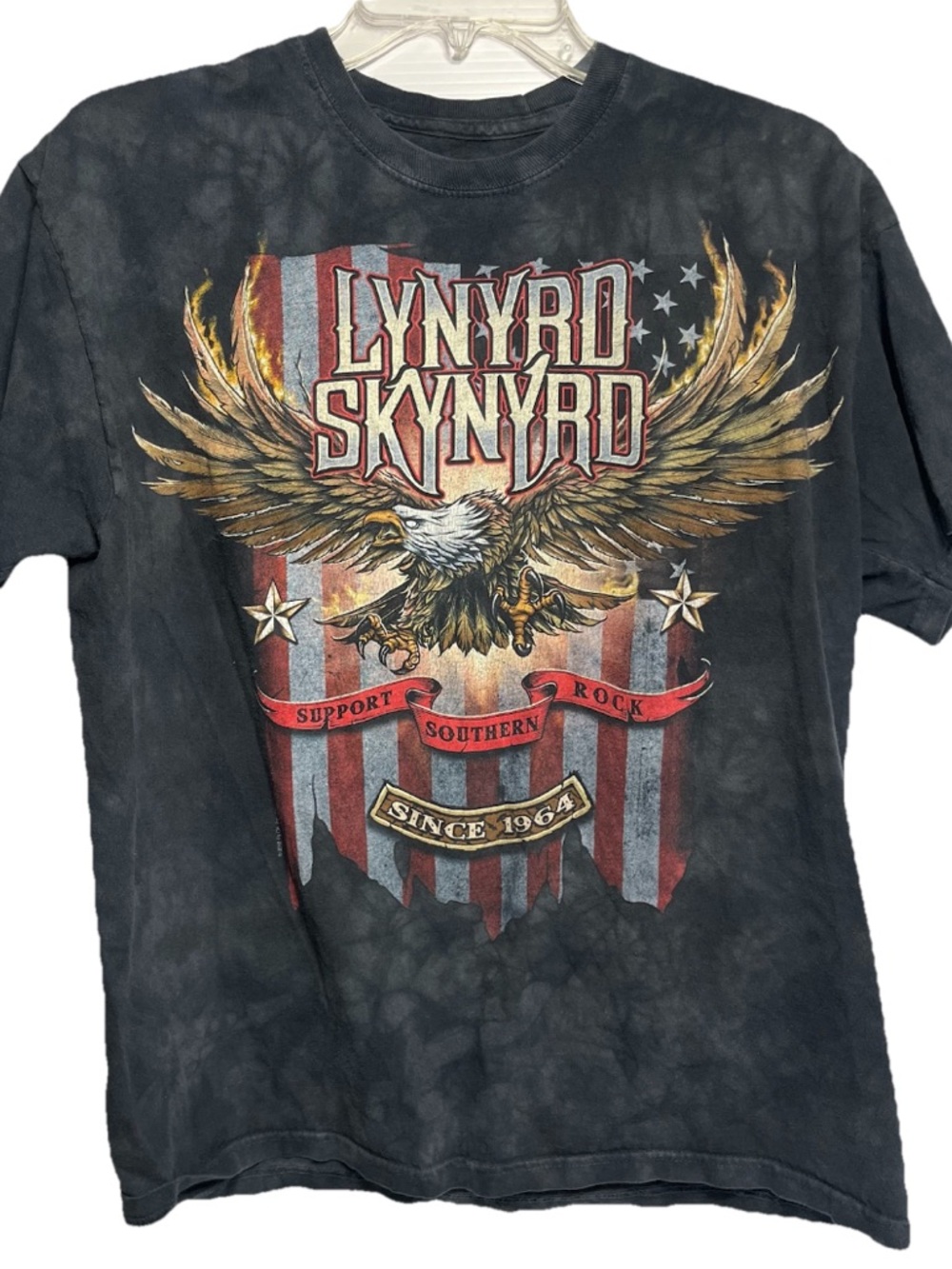 Lynyrd Skynyrd American Flag Eagle T-Shirt Size Large